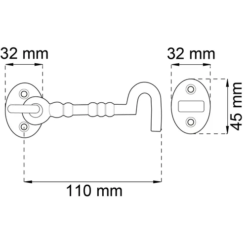 Kajuthake 7408 Smide 110mm