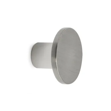 Knopp Charlie 28 mm, Borstad nickel