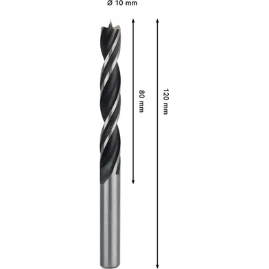Träspiralborr pro 10x80/120 mm, 1-pack
