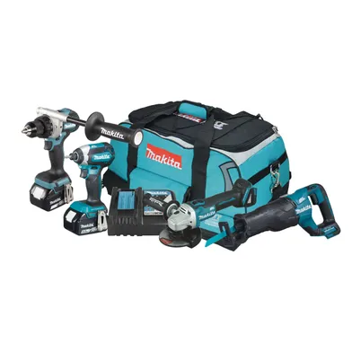 Verktygspaket DLX4157TX1 18 V 2x5,0 AH, Laddare, Väska