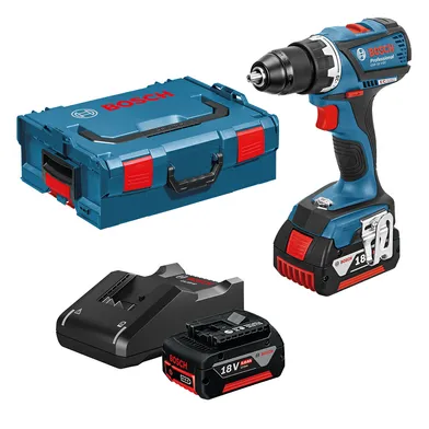 Borrskruvdragare GSR 18 V-EC 2x5.0 Ah, L-BOXX