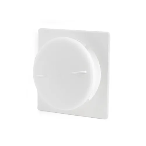 Tallriksventil 282 125 mm, Vit