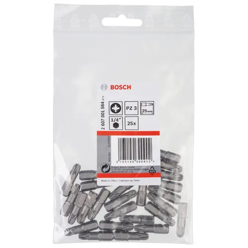 Bits PZ 25 mm Extra Hard PZ3, 25-pack