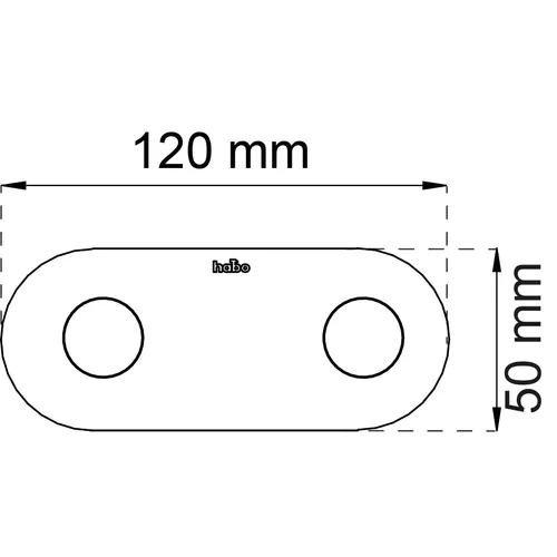 Dubbelkrok Gentle Rostfri