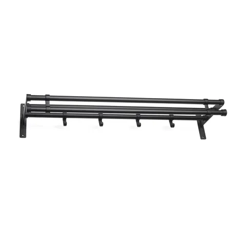Hatthylla Elegant Plus 1000 mm, Svart/Svart