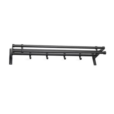 Hatthylla Elegant Plus 1000 mm, Svart/Svart