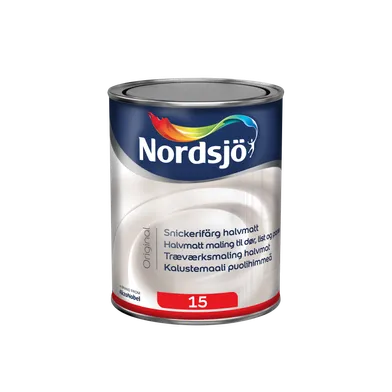 Snickerifärg Original Halvmatt BW (Vit), 1 l