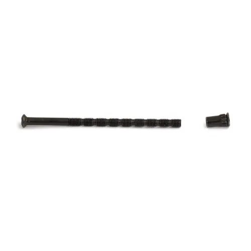 Skruv med hylsmutter M5 90 mm, Svart, 2-pack