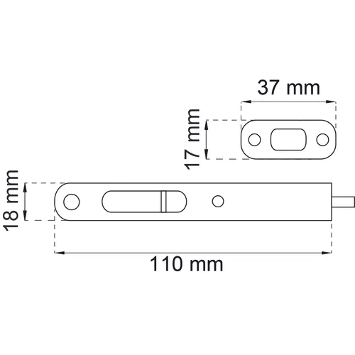 Kantregel 110 mm, FZB