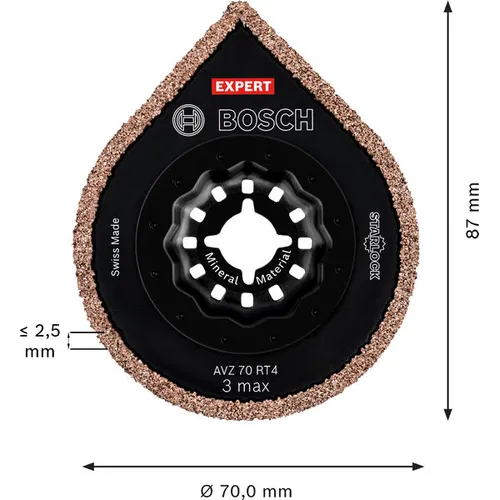Brukrensare AVZ 70 RT4 Carbide-RIFF 70 mm