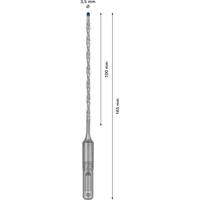 Hammarborr Expert SDS Plus-7X 3,5x100/165 mm