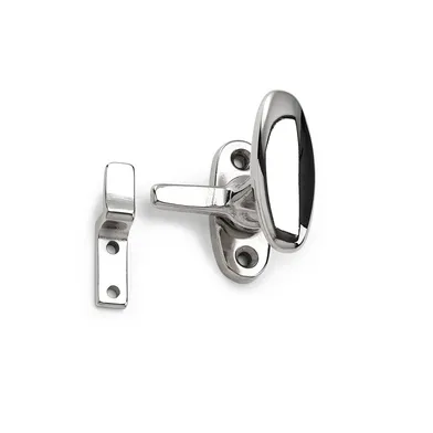 Fönstervred med hake 10 mm, Nickel