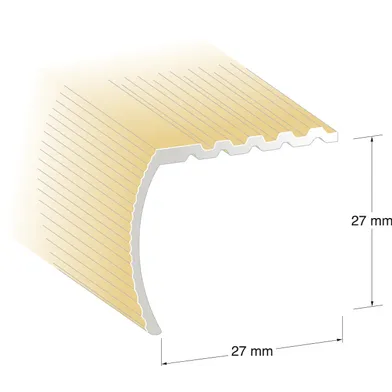 Trappnos 29x29 mm 200 cm, Guld, Nr 14