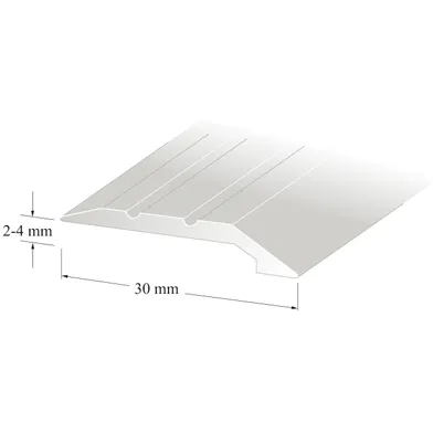 Nivålist 2-4 mm 100 cm, Silver, Nr 5