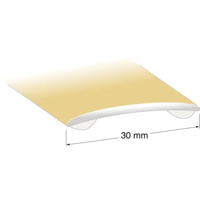Skarvlist 30 mm, 200 cm, Guld, Nr 8