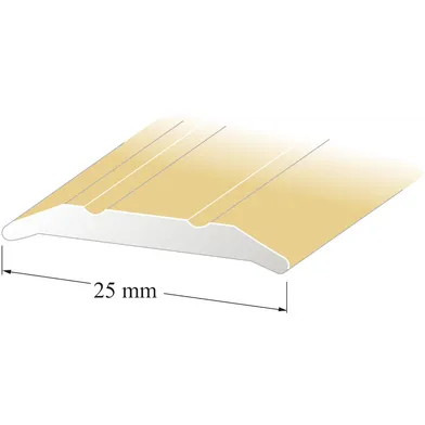Skarvlist 25 mm 100 cm, Guld, Nr 4