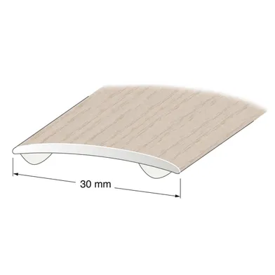 Skarvlist 30 mm, 100 cm, Vitkalkad ek, Nr 262