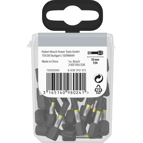 Bits Torx 25 mm Impact Tictac T20, 25-pack