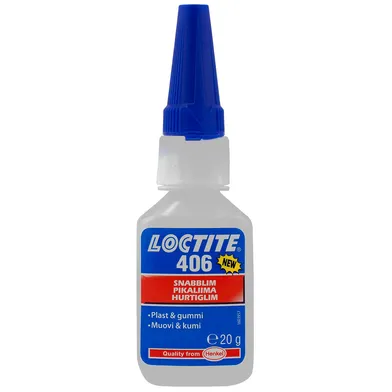 Superlim Plast Gummi Loctite 406 20 g