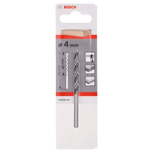 Träspiralborr standard 4x43/75 mm, 1-pack