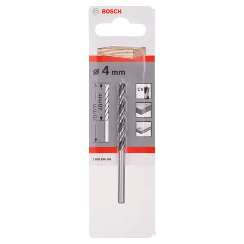 Träspiralborr standard 4x43/75 mm, 1-pack