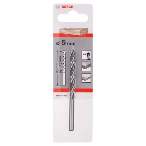 Träspiralborr standard 5x52/86 mm, 1-pack