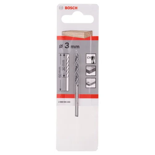 Träspiralborr standard 3x33/61 mm, 1-pack