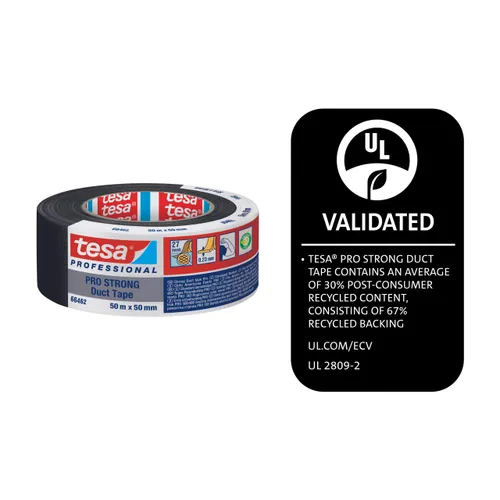 Vävtejp Pro Strong 66462, 50 mm, 50 m, Svart