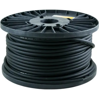 Gummikabel 3G1,5 mm² 125 m, Svart