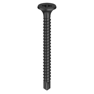 Gipsskruv m. borrspets 3,5x25 mm, Fosfaterad, 1000 st/frp