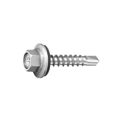 Farmarskruv för överlapp, C3 4,8x20 mm, Vit, 25 st/frp