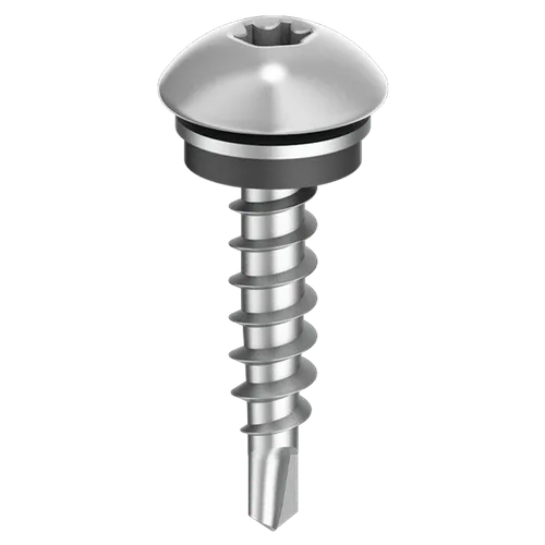 Fasadskruv för trä, C3 4,8x35 mm, Svart, 250 st/frp