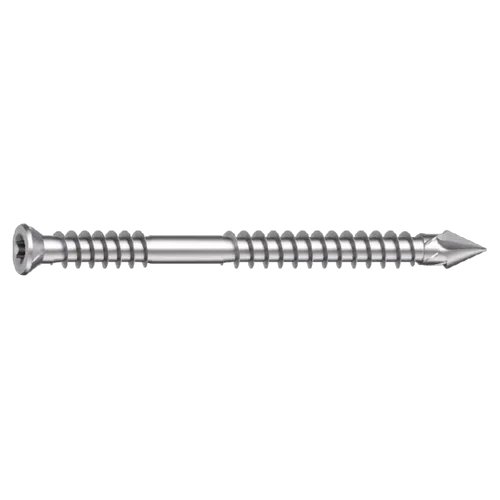 Trallskruv A4:C5 f. hårdträ 4,5x70 mm, 100 st/frp
