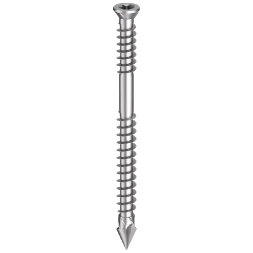 Trallskruv A4:C5 f. hårdträ 4,5x70 mm, 100 st/frp