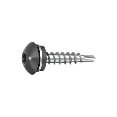 Fasadskruv för trä, C3 4,8x35 mm, Svart, 250 st/frp