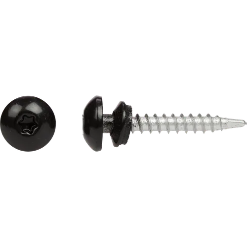 Fasadskruv för trä, C3 4,8x35 mm, Svart, 250 st/frp