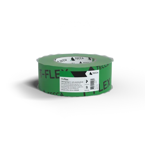 Tätningstejp T-Flex 60 mm, 25 m slitsad