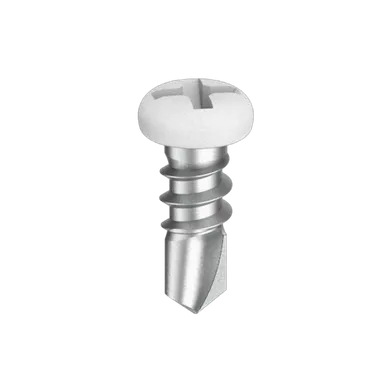 Nitskruv borrande C3 3,5x9,5 mm, Vit, 1000 st/frp