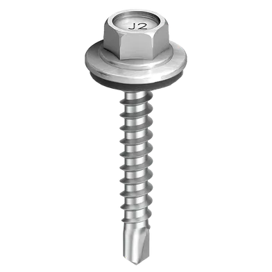 Farmarskruv för trä, C3 4,8x35 mm, Mörksilver, 250 st/frp