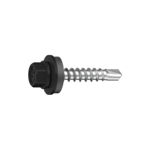 Farmarskruv för överlapp, C3 4,8x20 mm, Svart, 250 st/frp