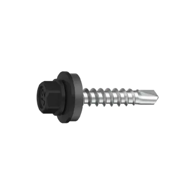 Farmarskruv för överlapp, C3 4,8x20 mm, Svart, 250 st/frp