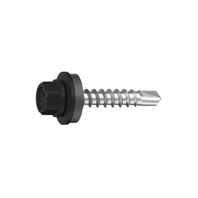 Farmarskruv för trä, C3 4,8x35 mm, Svart, 250 st/frp