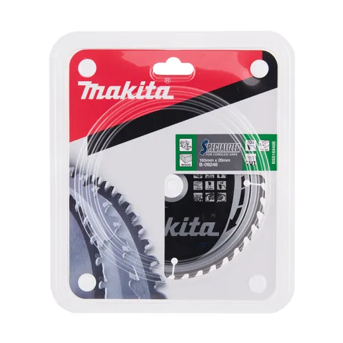 Cirkelsågklinga f. batteridrift, Trä 165/20 mm, 40T, Special