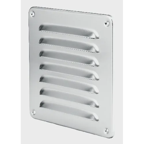 Galler utvändigt 155x155 mm, Aluminium