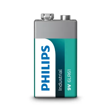 Alkaliska batteri Industrial 9V/6LF22, 10-pack