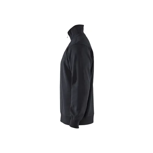 Tröja med krage, Svart Strl. M