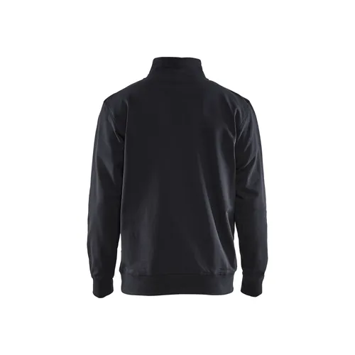 Tröja med krage, Svart Strl. M