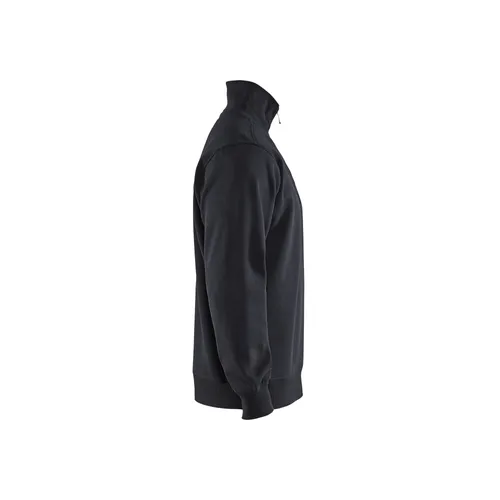 Tröja med krage, Svart Strl. M