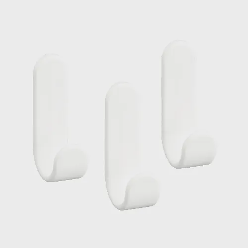 Baskrok f. förvaringstavla, Vit 65x40x20 mm