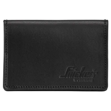 Korthållare Läder Svart